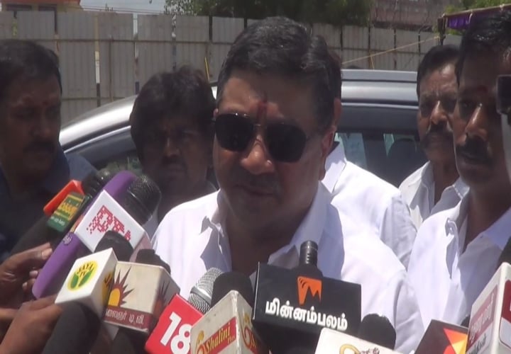 ptr palanivel thiyagarajan press meet