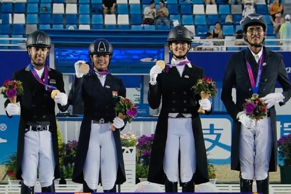 india won gold medal in equestrian