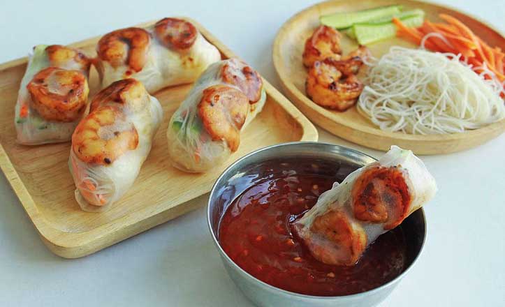 kitchen keerthana Shrimp Spring Roll