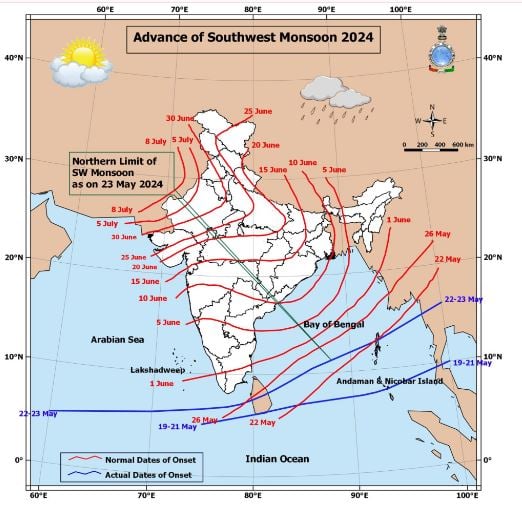 The day after tomorrow the 'Remal' storm will form in the Bay of Bengal!
