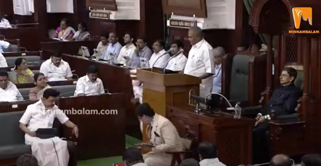 governor rn ravi walk out