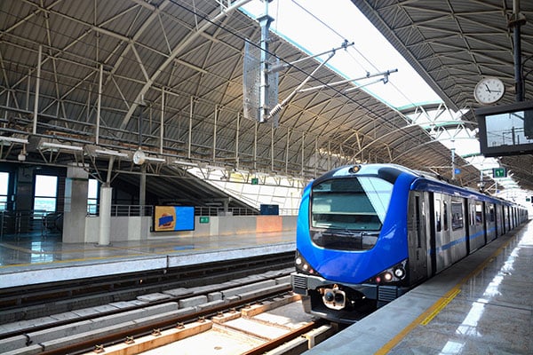 chennai metro timings