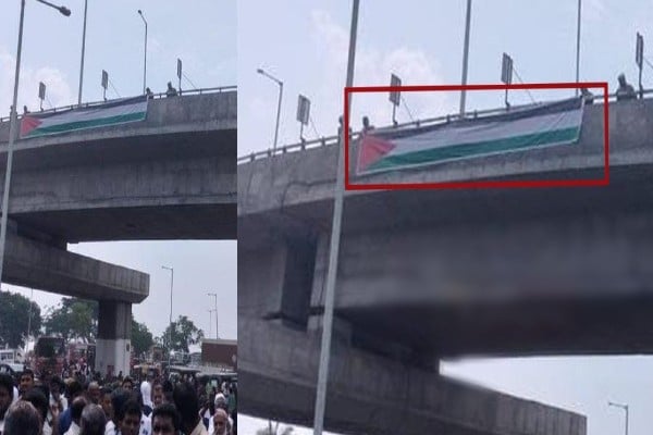 palestine flag in coimbatore ukkadam
