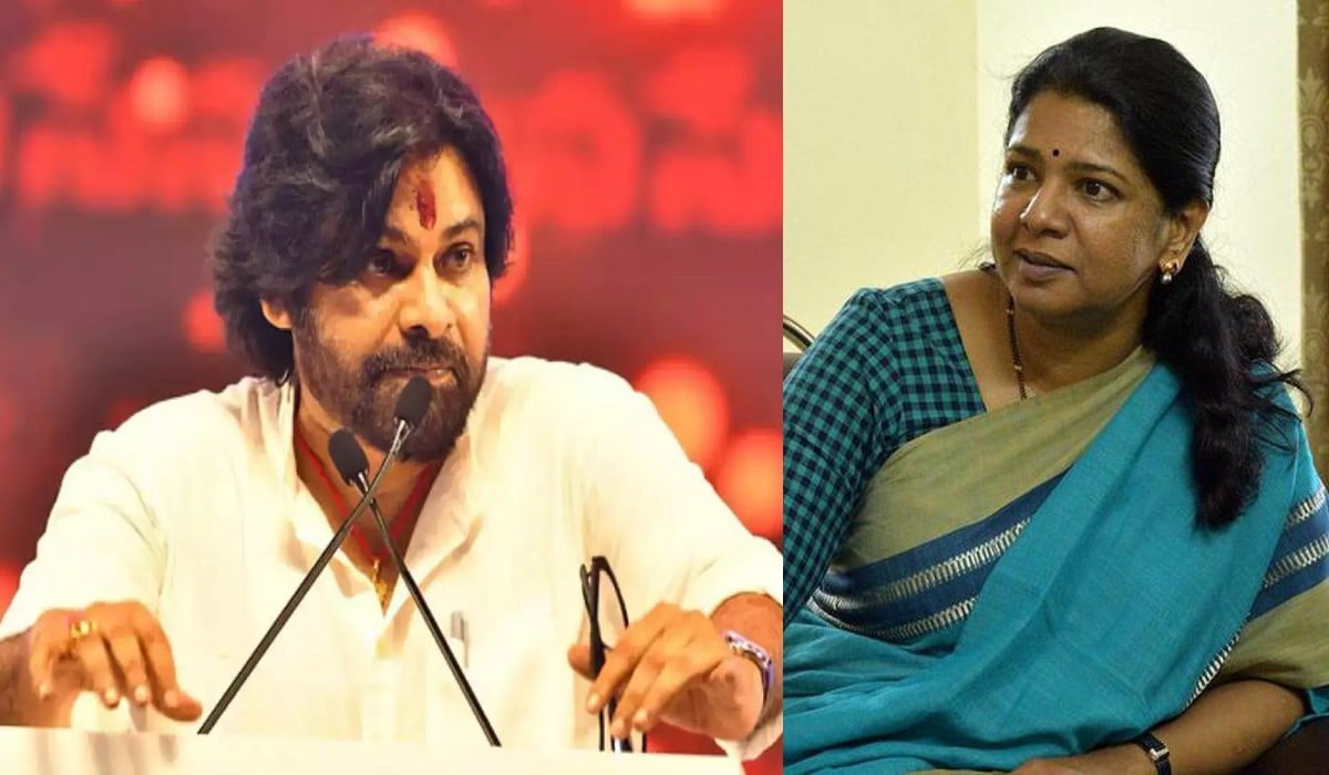 kanimozhi strong reply to pawan kalyan