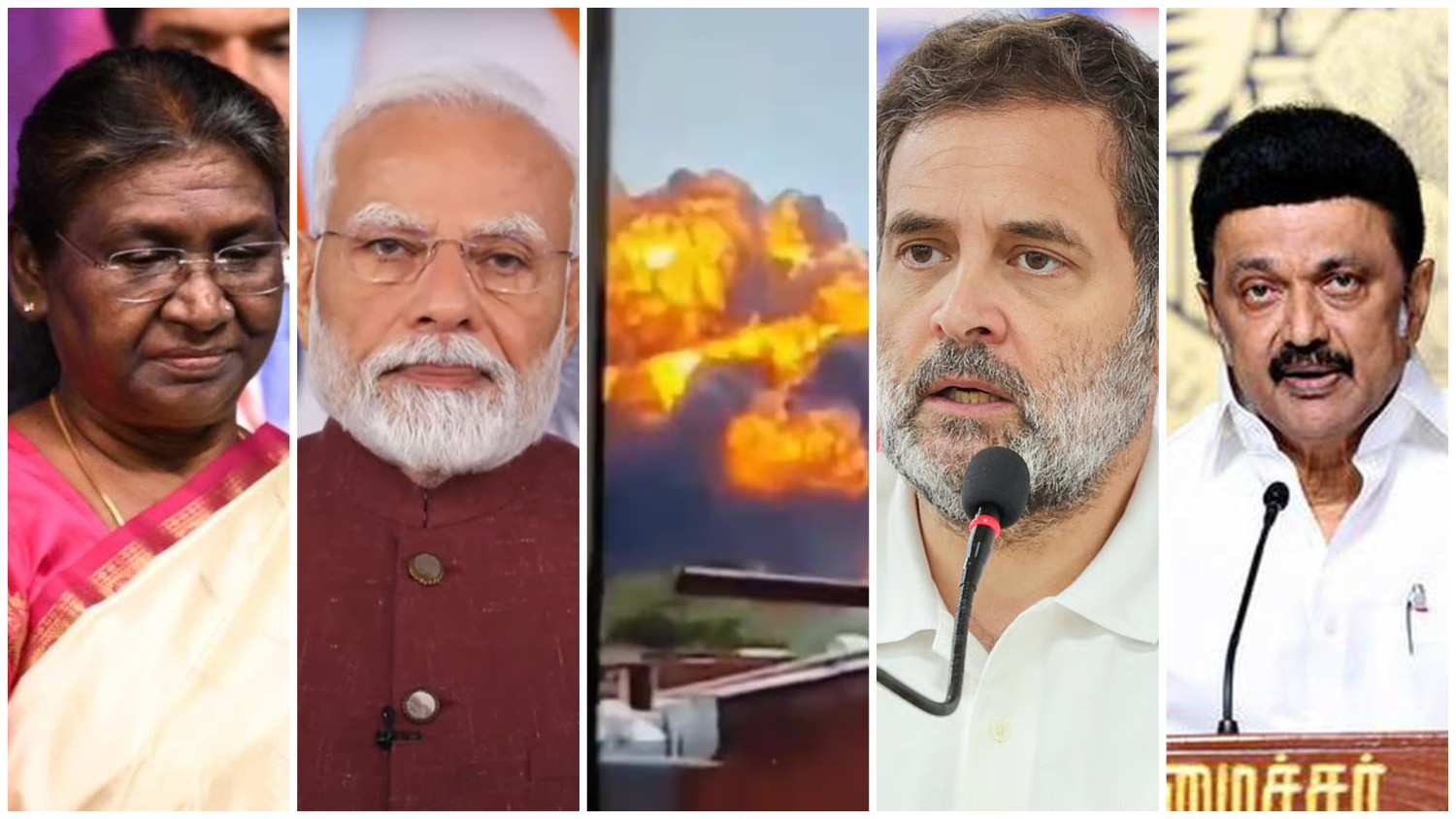 Leaders offer condolences on ahamadabad Plane crash