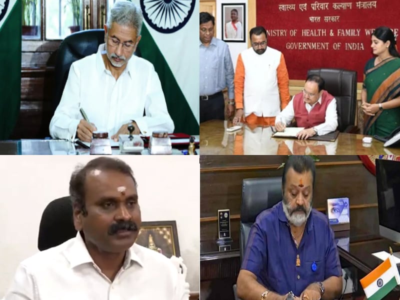 L. Murugan took charge as Union Minister of State